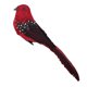 thumbnail image 3 of Colores Plumas artificiales Espuma Pájaros con pinza Jardín Decoración árbol Rojo, 3 of 5