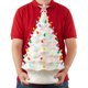 thumbnail image 3 of Árbol de Navidad de cerámica Casafield, blanco, 61 cm, con luces y adorno, 3 of 7