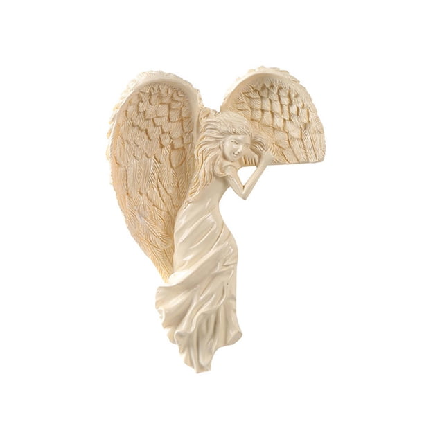 Ángel Puerta Marco Decoración Resina ángel Estatuilla Para Oficina Hogar Sala De Estar Izquierda