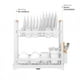 thumbnail image 3 of Secaplatos Escurridor Acero Inox Valencia 2 Niveles Simplit blanco, 3 of 8
