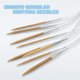 thumbnail image 4 of Uxcell Tamaño US 6 (4mm) Aguja Circular de Tejer de Bambú y Cable de Acero de 16 pulgadas para Proyectos Hechos a Mano, 4 of 7