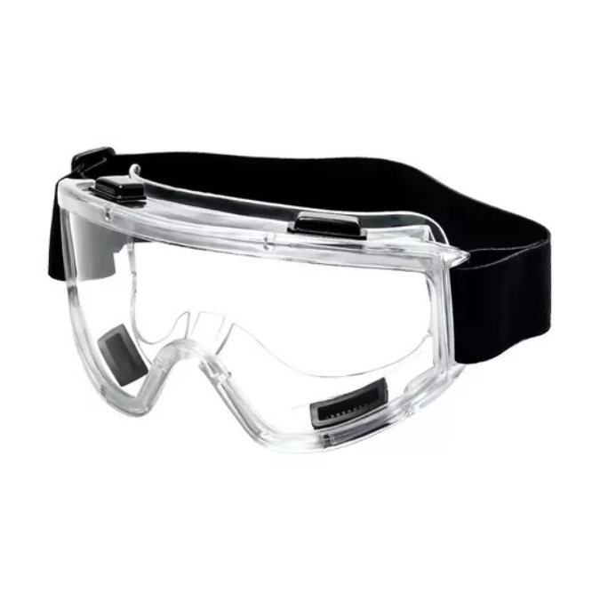 Genérico - Lentes De Seguridad Antiparras Gafas Protección Banda Ajustable Cristal Blanco