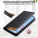 thumbnail image 2 of Funda Tipo Cartera de Cuero Sintético para Samsung Galaxy A73 5G Bloqueo RFID, con Ranuras para Tarjetas y Bolsillo para Efectivo, Cierre Magnético Fuerte Negro, 2 of 6
