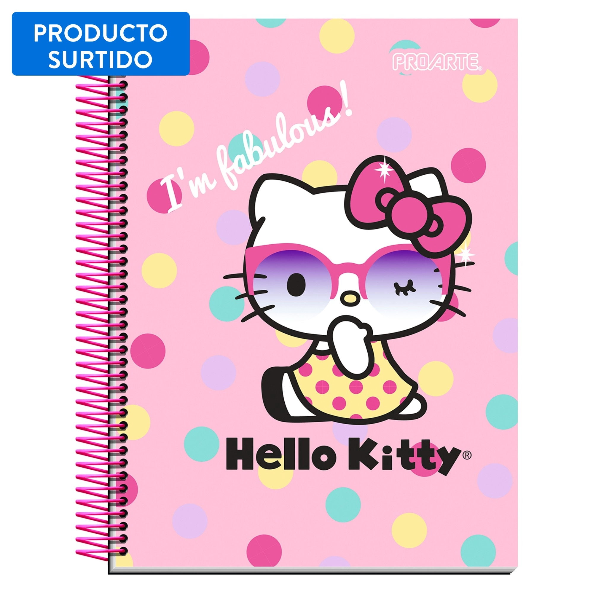 Cuaderno Hello Kitty Carta 120 Hj 7mm Proarte