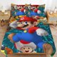 thumbnail image 1 of Super Mario 3-Piece Comforter Set for Bedroom Super Mario Bedding Set for Kids Adults Soft Microfiber Duvet Cover Set with Zipper Closure, 1 of 5