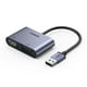 thumbnail image 1 of Convertidor De Video Usb-A 3.0 M / Hdmi H/ Vga H 1080p Max Aluminio Ugreen Cm449, 1 of 2