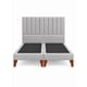 thumbnail image 4 of Cama King Size Turin + Respaldo King Size Turin + Colchon Mery Desing Gris Claro, 4 of 8