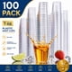 thumbnail image 3 of Stumbelina 100 UNIDADES | VASOS DE PLÁSTICO TRANSPARENTES DE 1 OZ | Vasos desechables para fiestas | Mini copas para gelatina y shots, 3 of 7