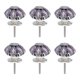 thumbnail image 1 of Uxcell 6 Pack Pomos de Cerámica Floral, Pomos Redondos Vintage para Gabinete, Pétalos Azules Pomos de Cerámica para Gabinete de Cocina, 1 of 7
