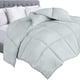 thumbnail image 1 of Edredón con relleno de edredón Utopia, cama king size, color gris claro, 1 of 7