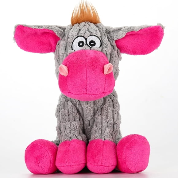 Juguete De Peluche Para Masticar Para Perros Grandes Con Chirriador Y Arrugas