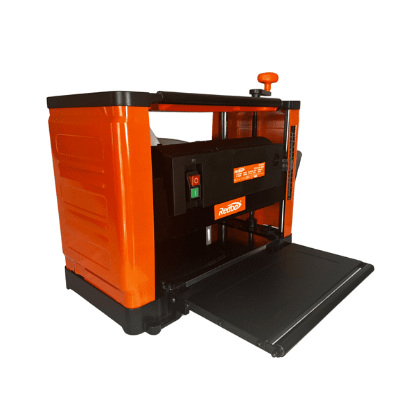 Cepillo de Banco Industrial Redbo RB-CB313 (2000W, 13 Pulgadas, Espesor Máx 160mm, Profesional)