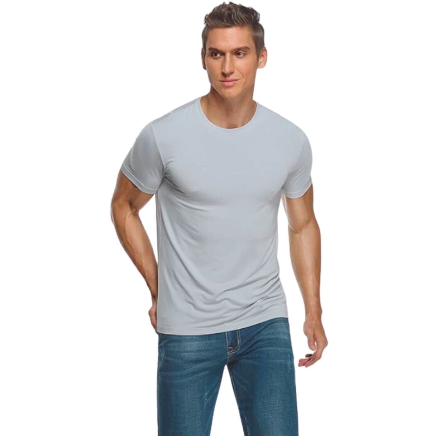 Likeshop - Camiseta Hombre Manga Corta Cuello Polo Fibra Bambu 494