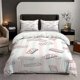 thumbnail image 1 of Macaron Marshmallow Themed Bedding Three-Piece Set Duvet Cover Pillowcase Set, 1 of 5
