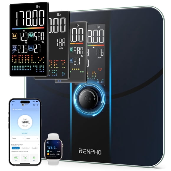 Báscula inteligente RENPHO ELIS 3X para peso corporal, grasa corporal e IMC