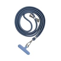 Magideal - Cordón Para Teléfono, Correa De Seguridad Para Teléfono, Bandolera Antipérdida, Sistema De Lengüeta De Seguridad Universal, Correa Para El Cuello Del Gris Azul