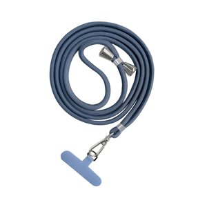 Magideal - Cordón Para Teléfono, Correa De Seguridad Para Teléfono, Bandolera Antipérdida, Sistema De Lengüeta De Seguridad Universal, Correa Para El Cuello Del Gris Azul