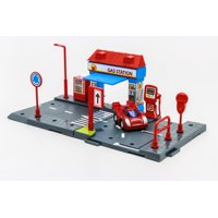 Toyng - Estación Q-City Playset Gas Station - Welly
