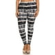 thumbnail image 1 of Leggings Largos con Estampado Tie Dye de Talla Grande en un Estilo Ajustado con Cintura Alta con Banda Multi, 1 of 5