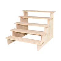 Ioensy - Elevador De Exhibición De Madera Soporte Elevador De Exhibición De Madera Para Figuras De Postre Conutertop 5 Capas 30 Cm