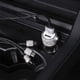 thumbnail image 5 of Cargador de coche con dos puertos USB, cristal hecho a mano, decoración para coche de carga rápida, compatible con iPhone, iPad Pro/Air 2/Mini, Samsung Galaxy Note 9, 8, S9, S9+, LG, Nexus, HTC, etc., 5 of 8