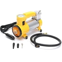 Genérico - Compresor Aire Vehiculos Ciclas Inflador 2 Cilindros Amarillo 12V