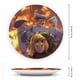thumbnail image 2 of Jefe en Pañales Niña Blanca Plato decorativo de porcelana fina (bone china), plato decorativo de cerámica para hogar, oficina, soporte de pared, platos decorativos para dormitorio - 6 pulgadas (15 cm), 2 of 6