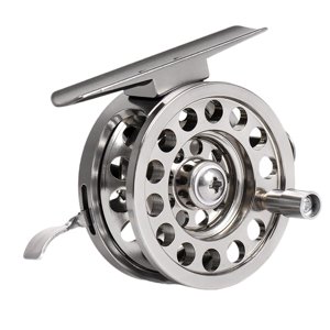 Ioensy - Herramientas De Carrete De Pesca Con Mosca, Metal, Portátil, Para Pescadores, Agua Dulce Y Salada, Pequeño