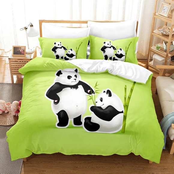 The Panda Bedding Sets Duvet Cover Set With Pillowcase Bedclothes Bed Linen