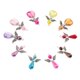 thumbnail image 3 of 10 piezas de plata mixta cuentas del ala del ángel encantos colgante hallazgos de joyería diy, 3 of 5