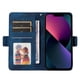 thumbnail image 3 of Carcasa FOXDOCK OPPO Reno 14 5G de cuero PU, diseño acolchado clásico, protección contra caídas y rayones, 3 of 5