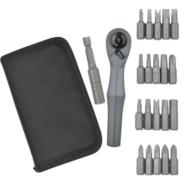 Juego Caja Set Dados Herramientas Mecánicas Mini, 25pcs, 1/4 | Lider