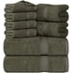 thumbnail image 1 of Juego de toallas Utopia Towels, 8 unidades, 600 g/m², 100% algodón, color oliva, 1 of 9