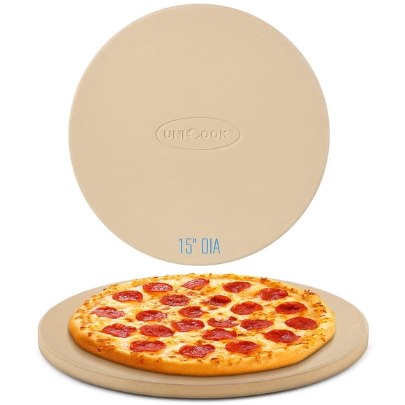 Piedra Para Pizza Redonda De 38 Cm De Cordierita Resistente