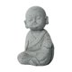 thumbnail image 4 of Estatuillas De Estatua De Monje De Buda De Piedra Arenisca Para Esculturas De Decoración De Macetas Con Una Sola Mano En La Pierna, 4 of 5