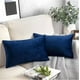 thumbnail image 3 of Pack de 2 Fundas Terciopelo Liso 30x50 cm Azul, 3 of 3