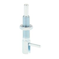 Magideal - Pasador De Émbolo De Indexación, Émbolo De Resorte De Indexación Retráctil Con Tuerca, Perno, Reemplazo, Fácil De Instalar, Accesorios Con Mango En L Galvanización M10