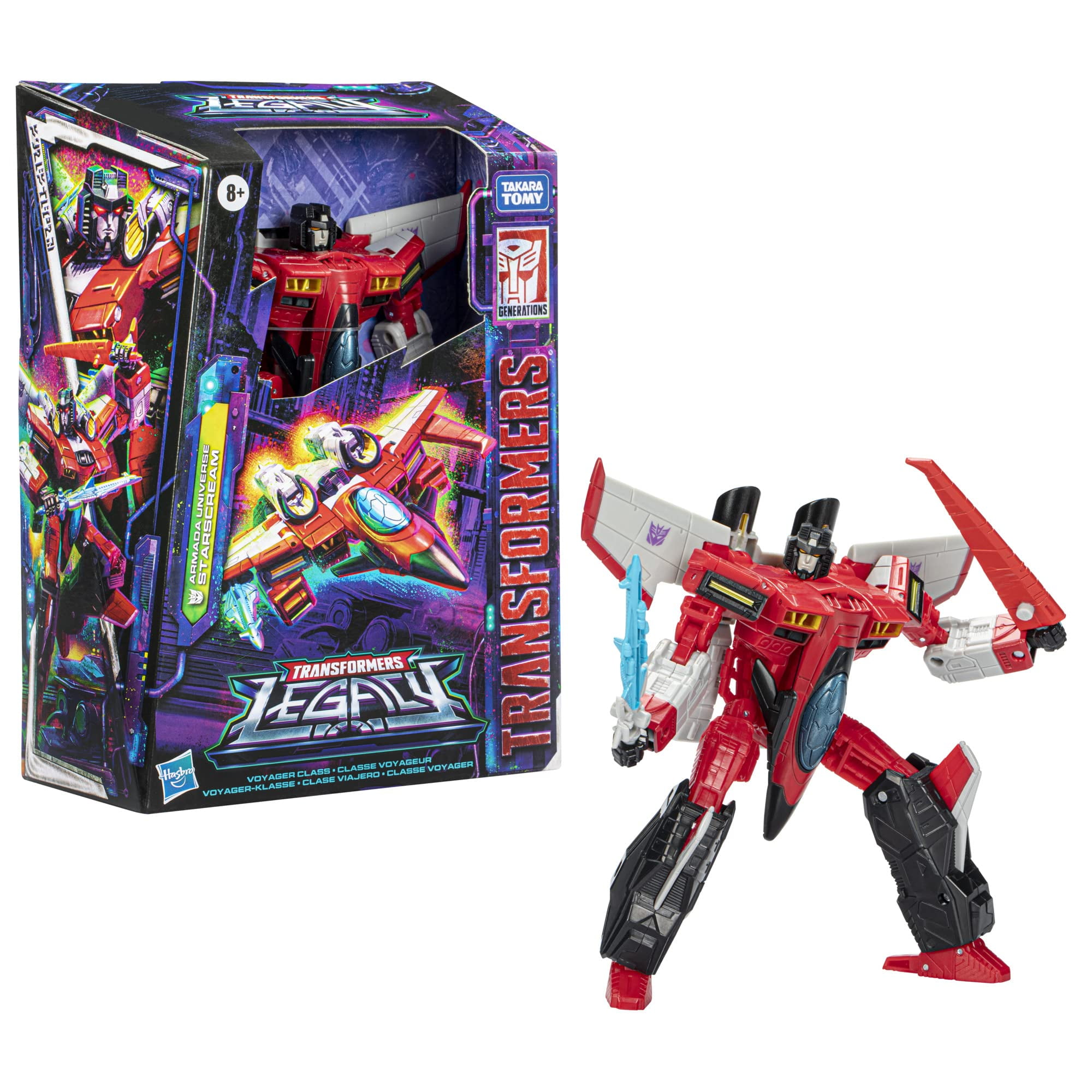 Figura De Acción Transformers Generations Legacy Voyager Starscream