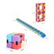 thumbnail image 3 of Set 3 En 1 Juguetes Antiestrés Sensorial Cubo Infinito Serpiente Y Bola Rompecabezas, 3 of 3