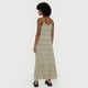 thumbnail image 2 of Vestido Mujer Largo Corte Asimetric Beige Animal Corona, 2 of 5