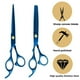 thumbnail image 3 of Tijeras para cortar el cabello, 10 piezas de tijeras profesionales para el cabello con tijeras de entresacar, peine, capa y clip, 3 of 5