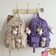 thumbnail image 3 of Large-capacity Cute Women Multi-Pocket Nylon Backpack Ins Junior High School Student School Bag Female Girl Backpack Laptop Book, 3 of 3