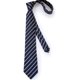 thumbnail image 5 of Corbata Seda Hombres, Paño Y Colleras. Modelo Blue Golden Azul Rayas 150 Cm, 5 of 7