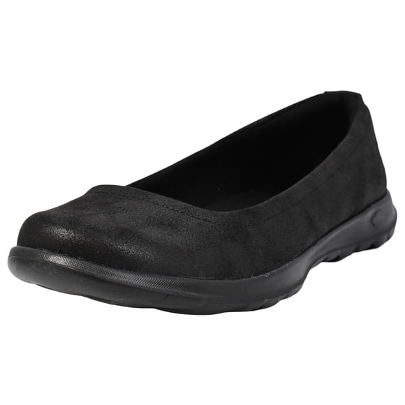 Zapatos Skechers Go Walk Lite-15395 para mujer, zapatillas de ballet, color negro