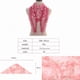 thumbnail image 2 of suxuMhao Bufanda, 2 Pzas Bufanda Triangular Transpirable con Encaje Estampado y Borde, Bandana Tipo Chal Triangular, Bufanda Suave de Primavera Verano, 63 X 19.7 Pulgadas, Rosa y Blanco, 2 of 2