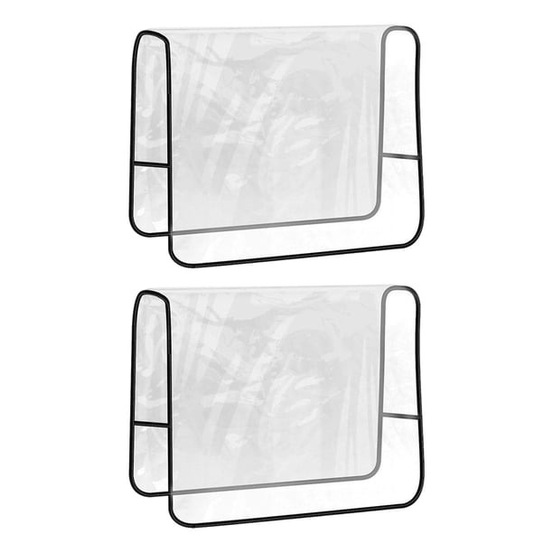 2 Fundas Para Sillas De Salón, Fundas Traseras Para Sillas De Peluquería, Aptas Para La Mayoría De Las Sillas De Salón.