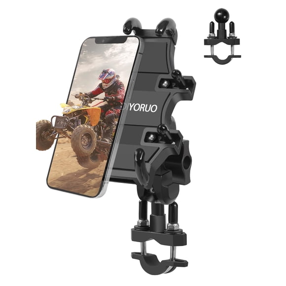 Soporte para teléfono ATV ZIDIYORUO Quad Mount para teléfonos 4.7-7.1