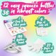 thumbnail image 2 of Kit Tie Dye DOODLE HOG para niños y adultos con 36 botellas y 12 colores, 2 of 5