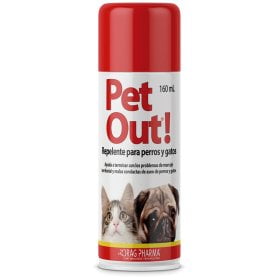Repelente Perros Y Gatos - Pet Out Spray 160 Ml
