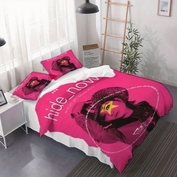 3pcs Hide Duvet Cover Set - Bedding Set with Printed Pattern Includes Duvet Cover and Pillowcases - Suitable for Bedroom